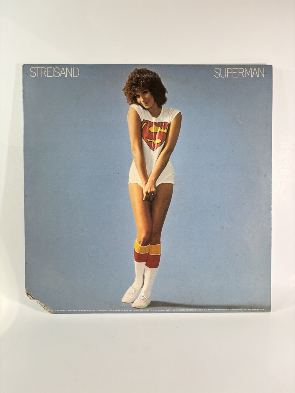 Barbra Streisand Superman LP Vinyl Album Record 1977 Columbia JC 34830